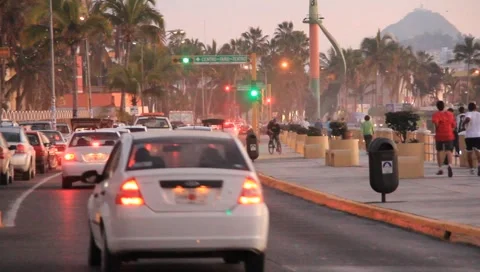 Mexico Traffic Stock Footage 1128831
