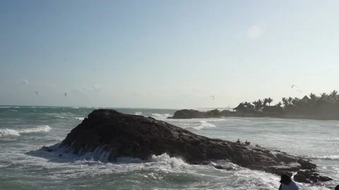 Mexico - Tulum - maya coast Stock Footage 233034854