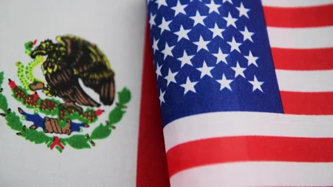 Mexico USA relations. Stock Footage 317088763