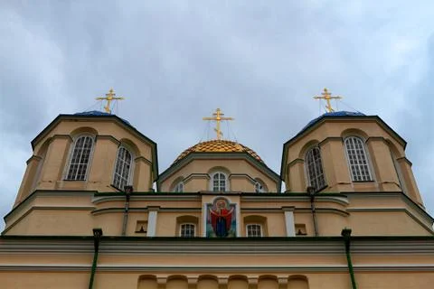 Mezhiritsky  monastery Stock Photos