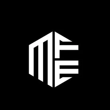 MFE logo MFE icon MFE monogram MFE letter minimalist Circle flat Unique mod.. Stock Illustration