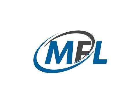 Mfl creative logo design vector illustration Stock Illustration