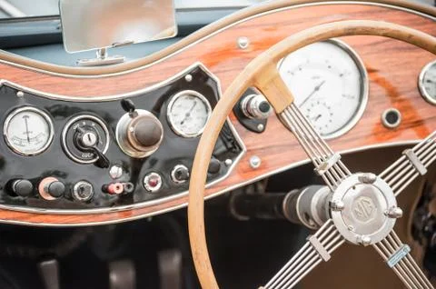 MG dashboard Stock Photos