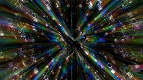 MG Glitch RainbowGlitch noise that animates while glowing in rainbow colors 스톡 동영상 341467341
