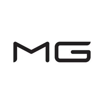 Mg initial letter vector logo icon Stock Illustration