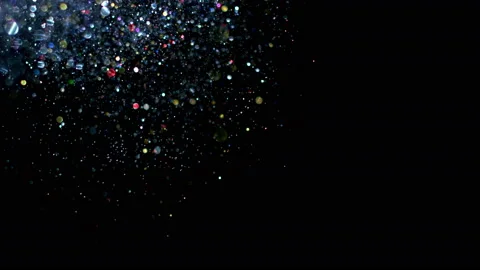 MGlitter Falling 09 Stock Footage 201602390
