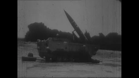 MGM-52 Lance tactical missile. United States Army Stock Footage 322831935