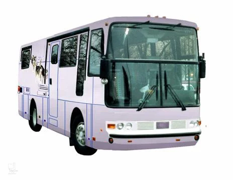 MH front pass W Stock Illustration