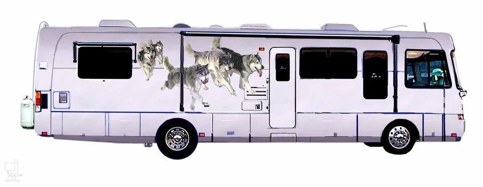 MH sideW Stock Illustration