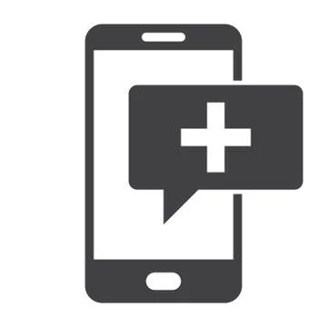 MHealth Vector Icon Stock Illustration