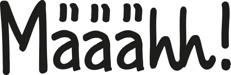 Mhh sheep baa! Stock Illustration