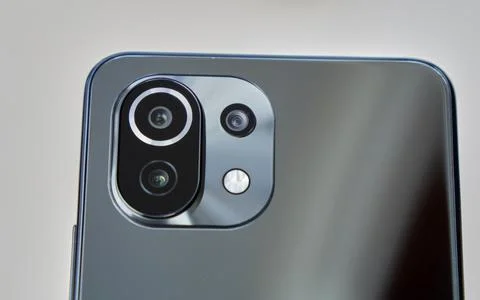 Mi 11 Lite Black Stock Photos