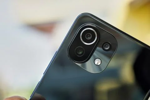 Mi 11 Lite Black Stock Photos