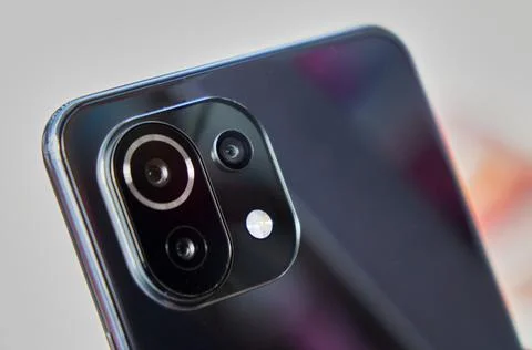 Mi 11 Lite Black Stock Photos