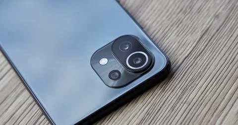 Mi 11 Lite Black Stock Photos
