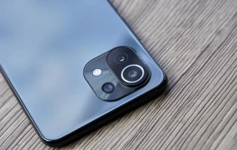 Mi 11 Lite Black Stock Photos