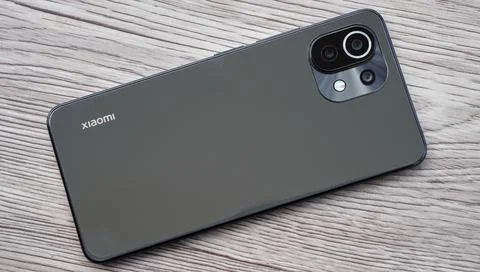 Mi 11 Lite Black Stock Photos