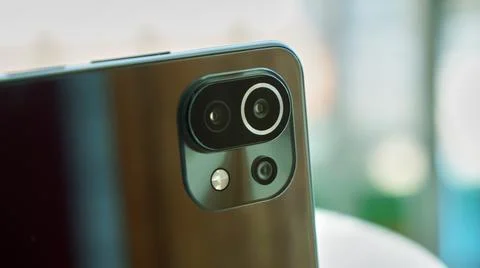 Mi 11 Lite Black Stock Photos