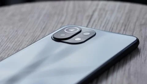 Mi 11 Lite Black Stock Photos