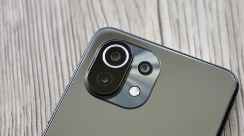 Mi 11 Lite Black Stock Photos