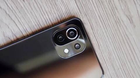 Mi 11 Lite Black Stock Photos