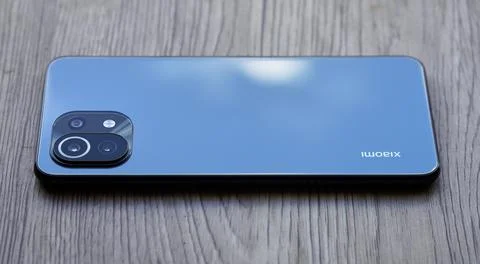 Mi 11 Lite Black Stock Photos