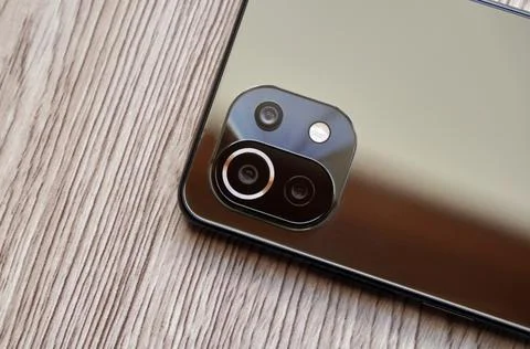 Mi 11 Lite Black Stock Photos
