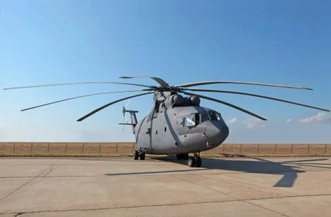 Mi-26 helicopter Stock Photos