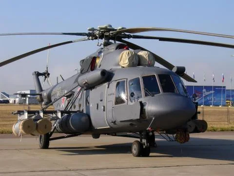 Mi-8 helicopter Stock Photos