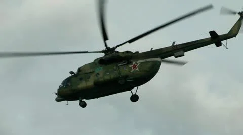 Mi-8 Hip, the Russian multi-purpose helicopter for performance of any tasks Stock Footage 12712851