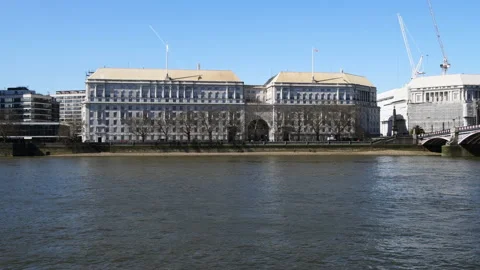 MI5 headquarter building Stock Footage 151409799