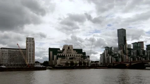MI6 Building Video stock 137875535