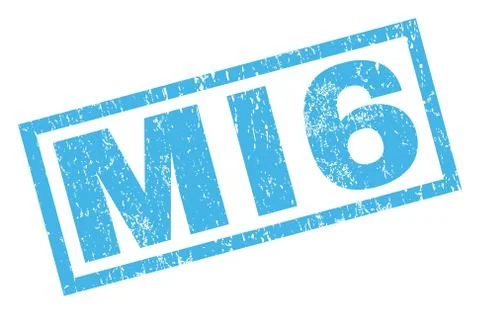 MI6 Rubber Stamp Stock Illustration