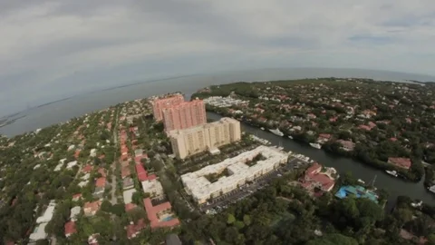 Miami Aerial 11 Stock Footage 79041346