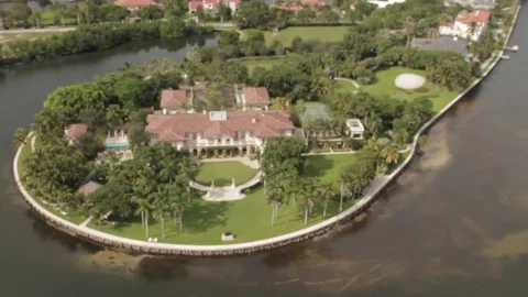 Miami Aerial 3 Stock Footage 79040879