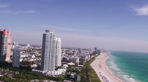 Miami Aerial 5 Custom Stock Footage 49832589