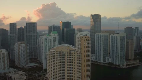 Miami Aerial Stock Footage 71355553