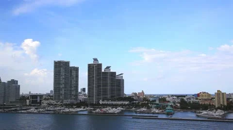 Miami Aerial View 스톡 동영상 12251899