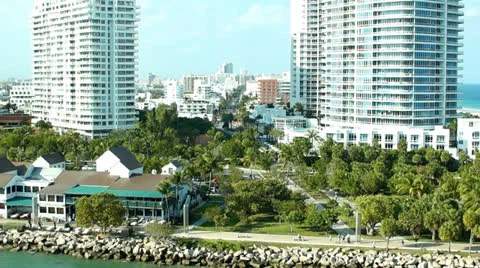 Miami aerial views Stock-Footage 23727273