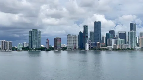 Miami after the storm Stock Footage 158641075