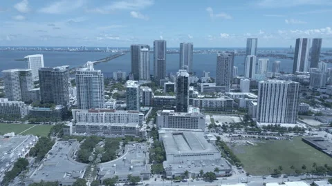 Miami bay views Stock Footage 287448875