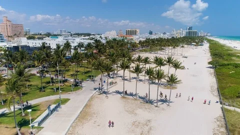Miami Beach Aerial Stock Footage 88245350