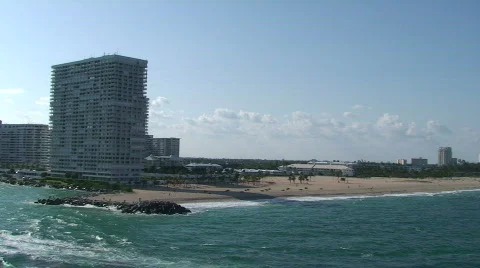 Miami Beach by Air Stock Footage 481859