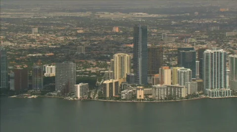Miami beach and surroundings Video stock 282909