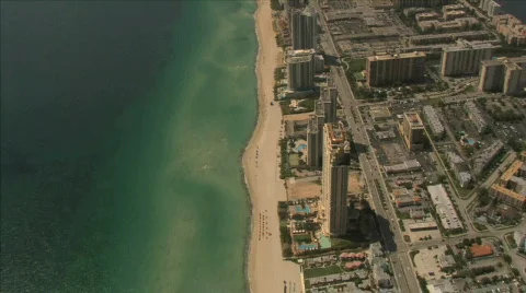Miami beach and surroundings Stock Footage 285167