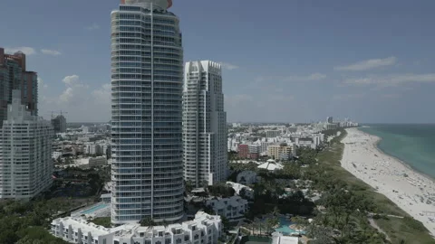 Miami Beach Ascending Daytime Stock Footage 237208476