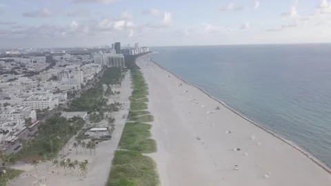 Miami beach cinelike Stock Footage 231599630
