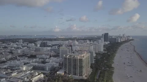 Miami beach cinelike Stock Footage 231602350