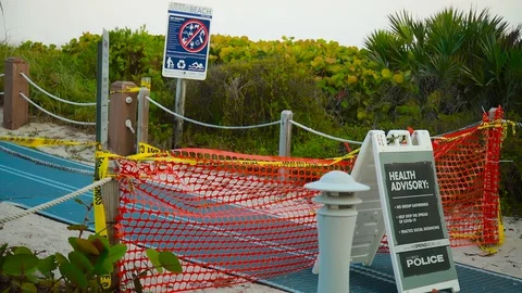 Miami Beach Closed Notice Vidéo 129843857