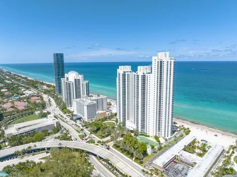 Miami Beach Collins Ave Stock Photos